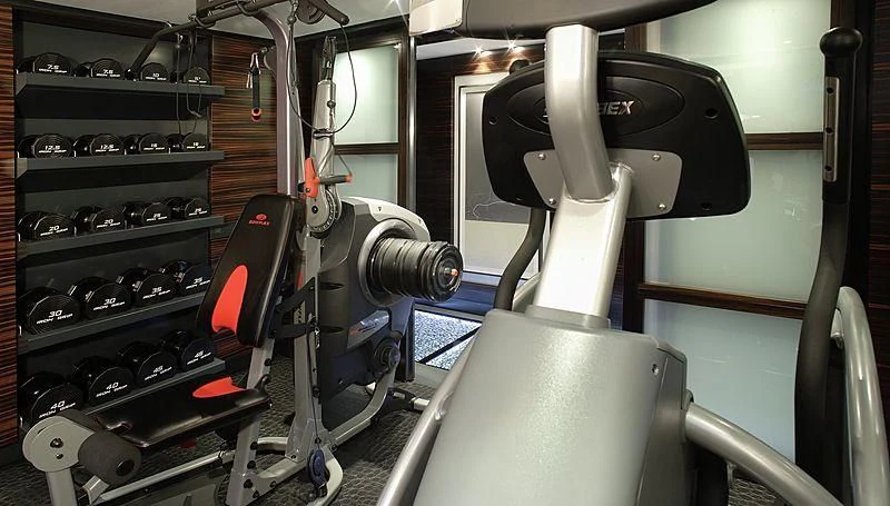 a machine with a large metal object aboard R JUNIORS Yacht for Sale