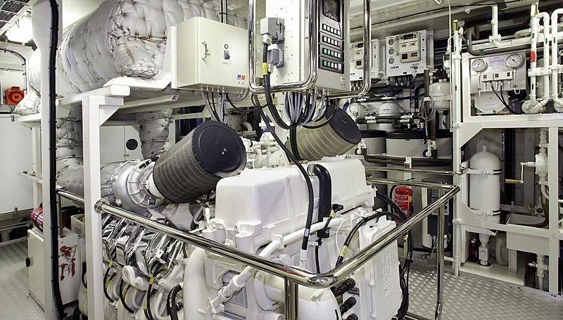 a machine with a large amount of equipment on it aboard R JUNIORS Yacht for Sale