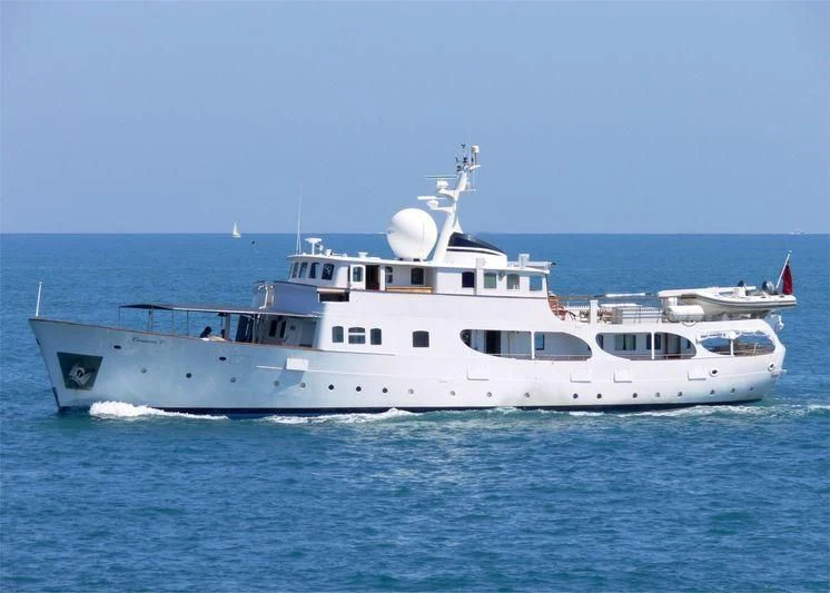 a boat in the water aboard CAMARA C Yacht for Sale