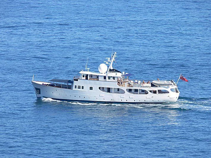a boat in the water aboard CAMARA C Yacht for Sale