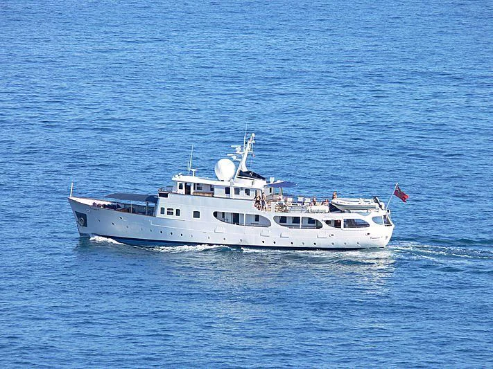 a boat in the water aboard CAMARA C Yacht for Sale