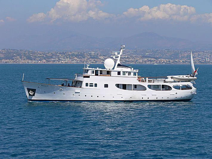 a boat in the water aboard CAMARA C Yacht for Sale