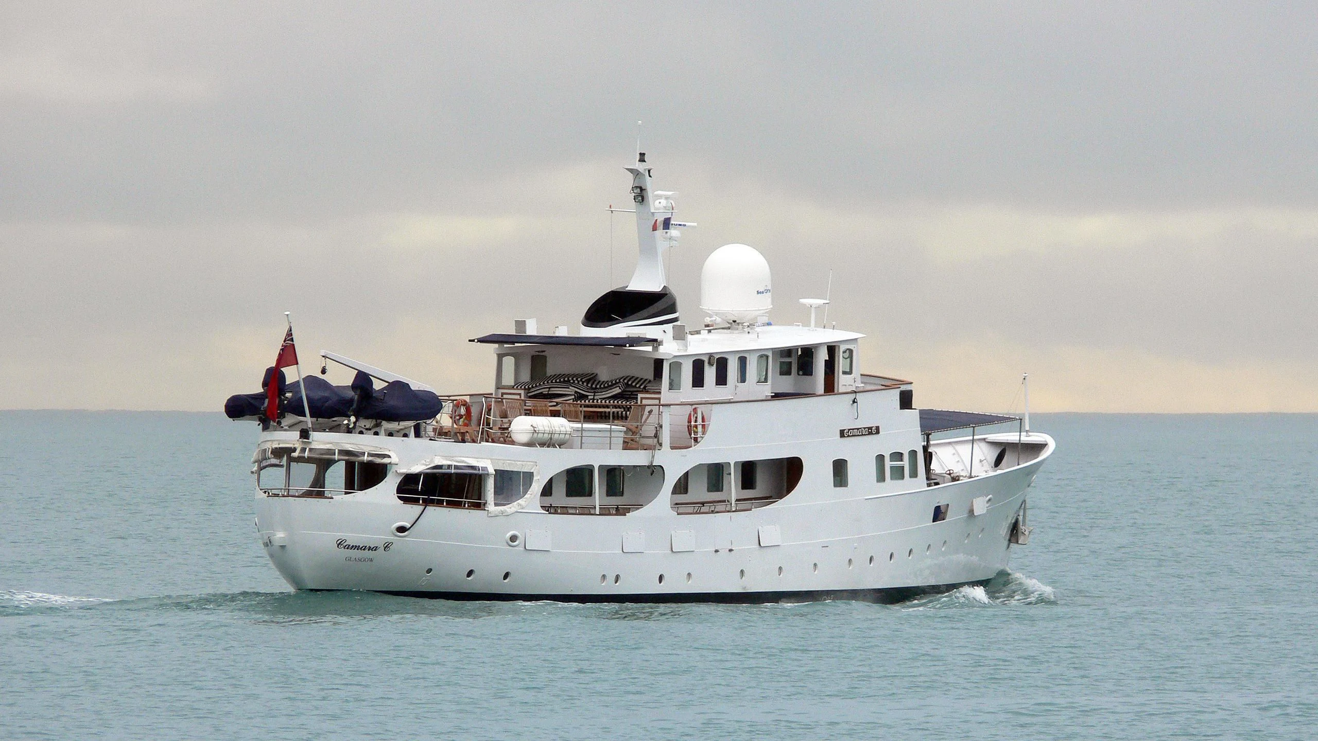 a boat in the water aboard CAMARA C Yacht for Sale