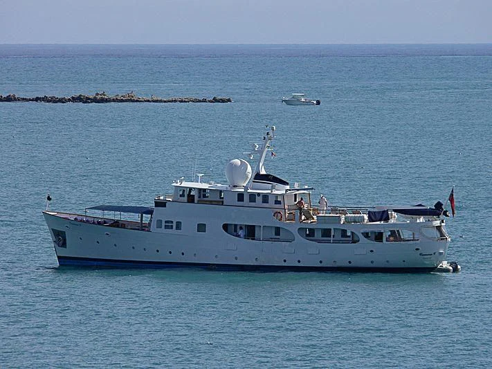 a boat in the water aboard CAMARA C Yacht for Sale