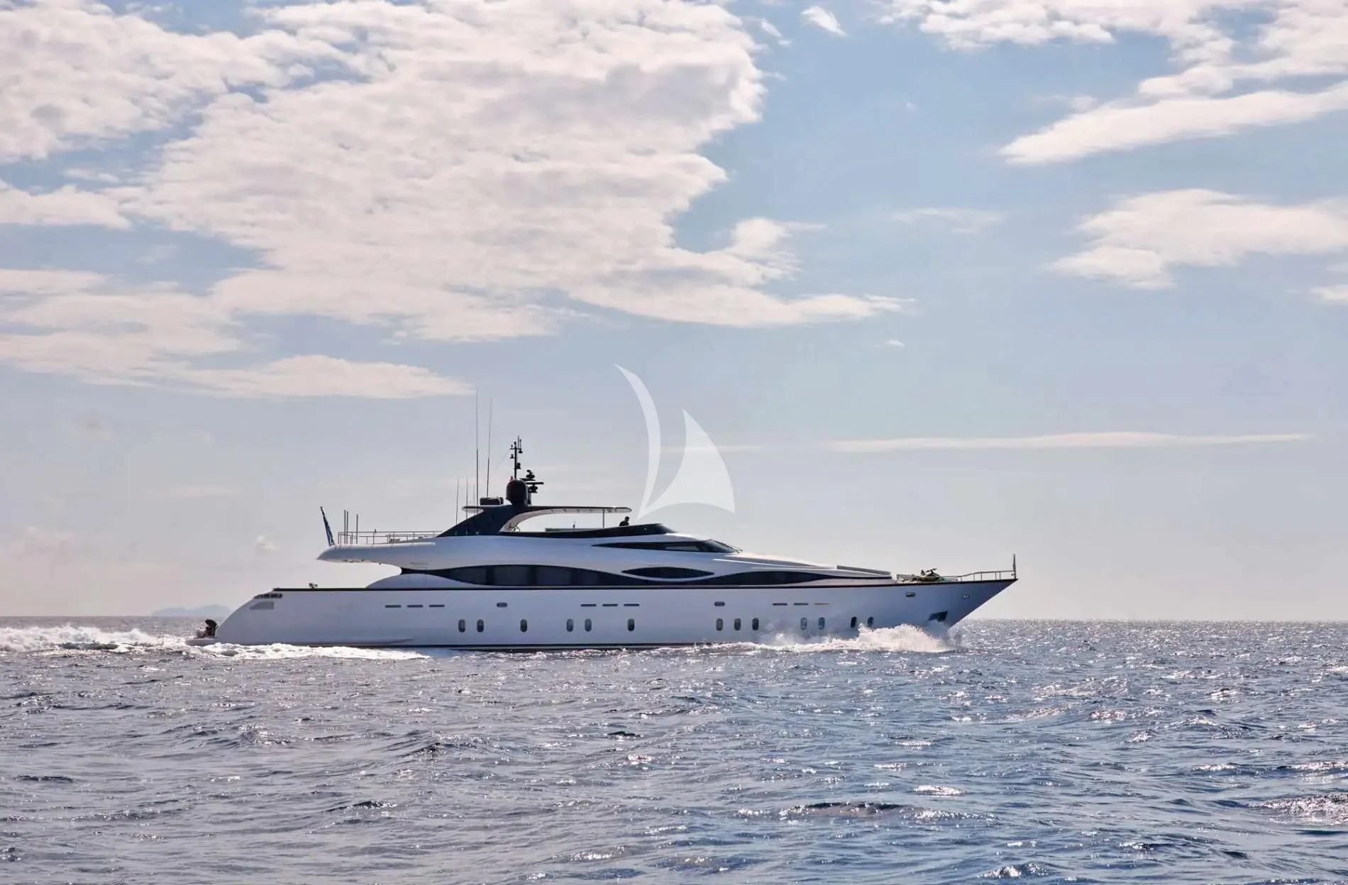 a boat in the water aboard PAREAKI II Yacht for Sale
