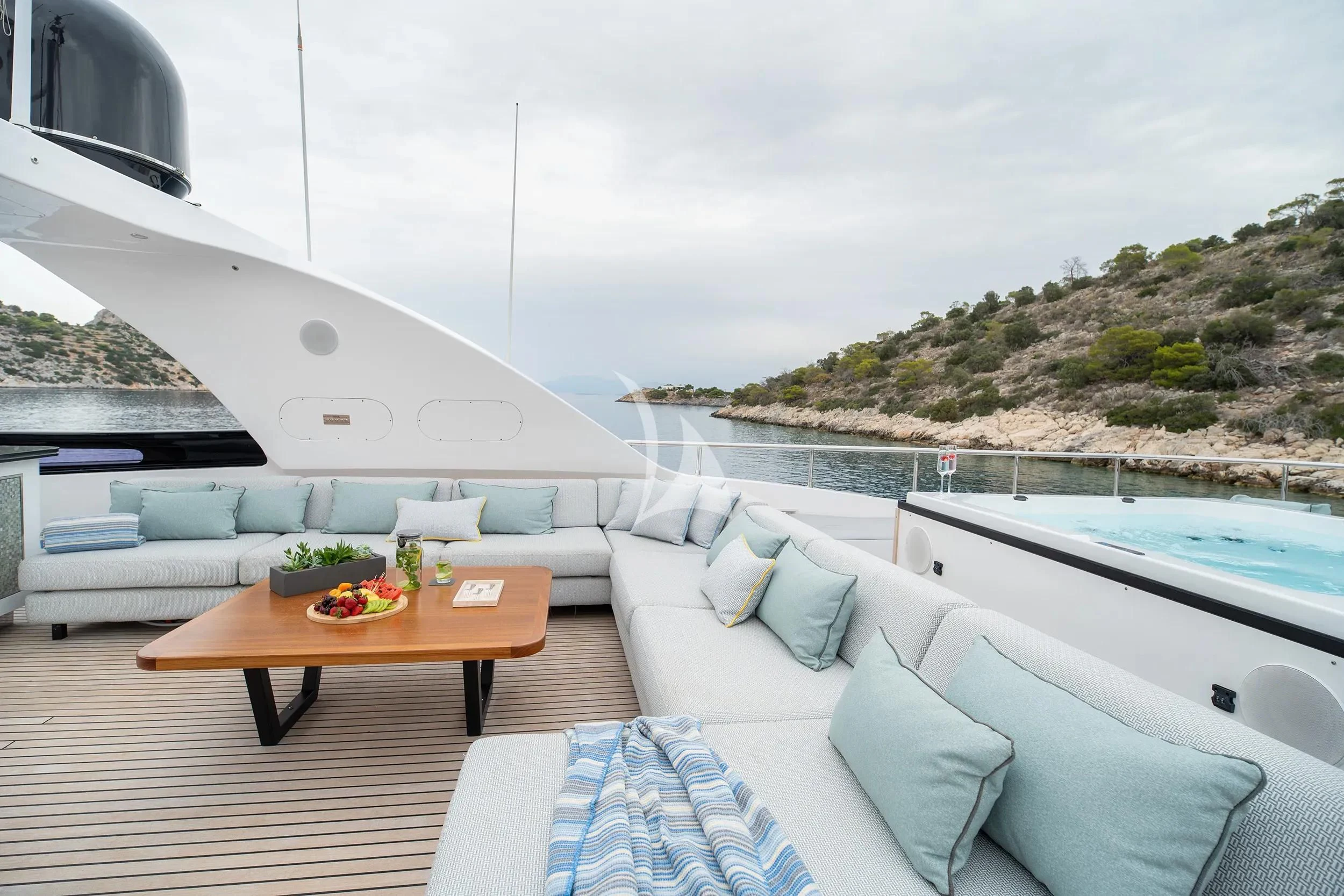 a boat on the water aboard PAREAKI II Yacht for Sale