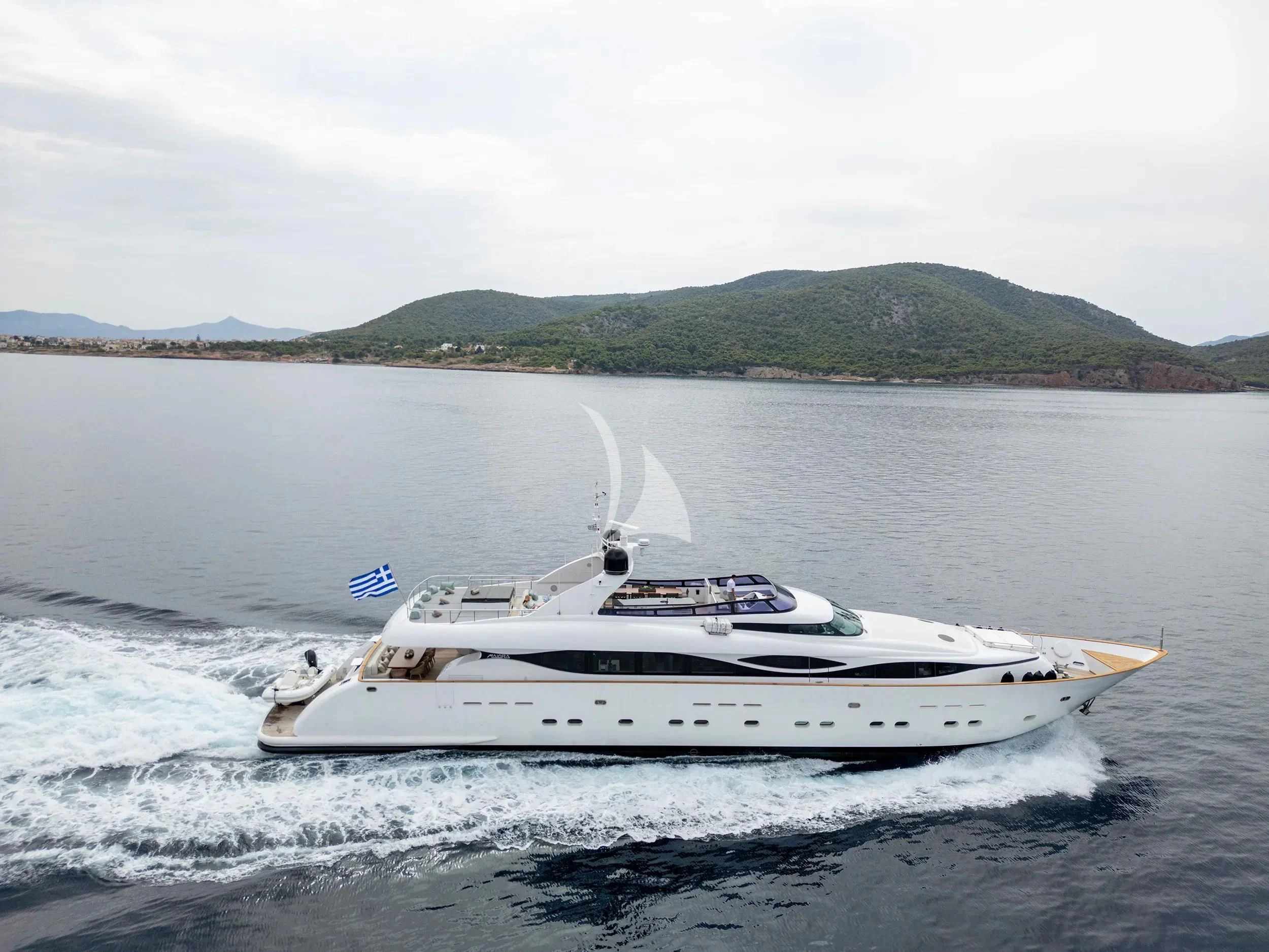 a boat on the water aboard PAREAKI II Yacht for Sale