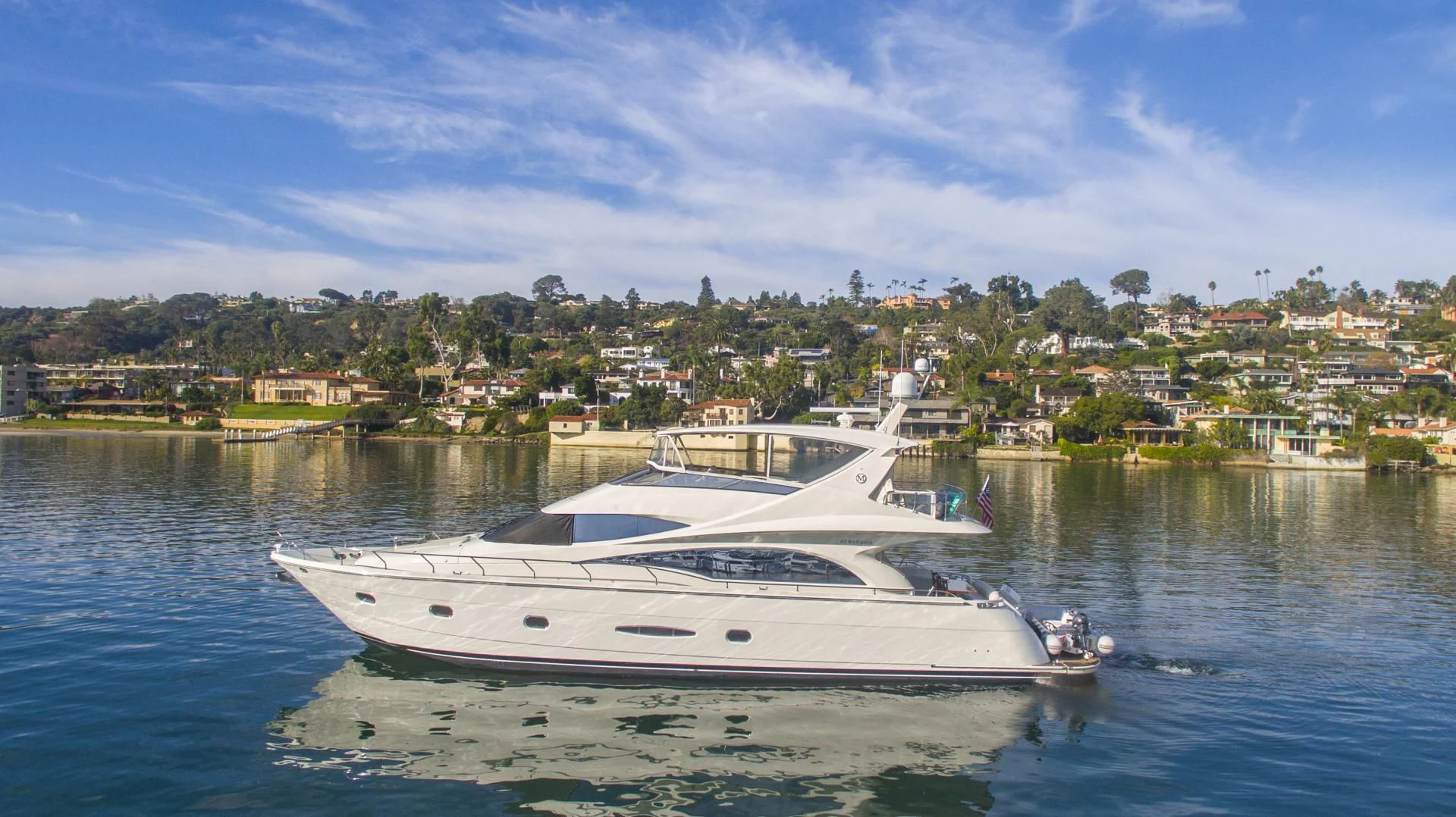 a boat on the water aboard MONDRIAN Yacht for Sale