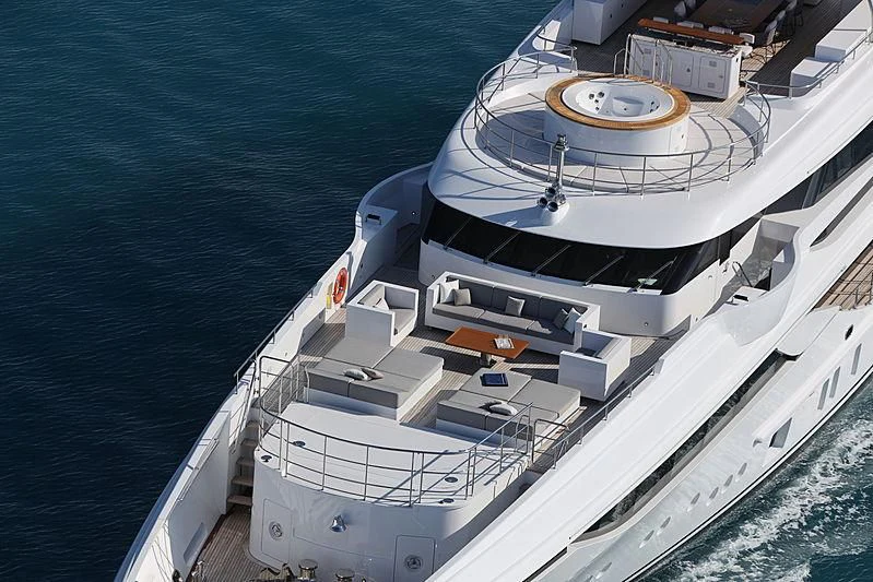 a large ship in the water aboard MONT-AL LAWZ Yacht for Sale