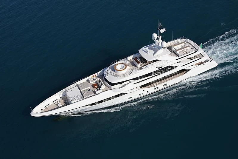 a ship in the ocean aboard MONT-AL LAWZ Yacht for Sale