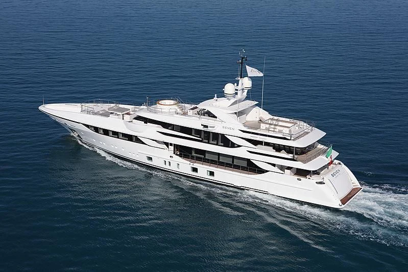 a large white ship aboard MONT-AL LAWZ Yacht for Sale