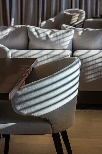 a chair with a pillow on it aboard MONT-AL LAWZ Yacht for Sale