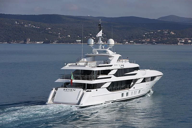 a white boat in the water aboard MONT-AL LAWZ Yacht for Sale