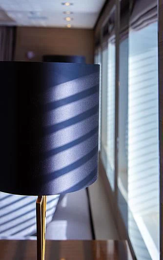 a close-up of a lamp aboard MONT-AL LAWZ Yacht for Sale