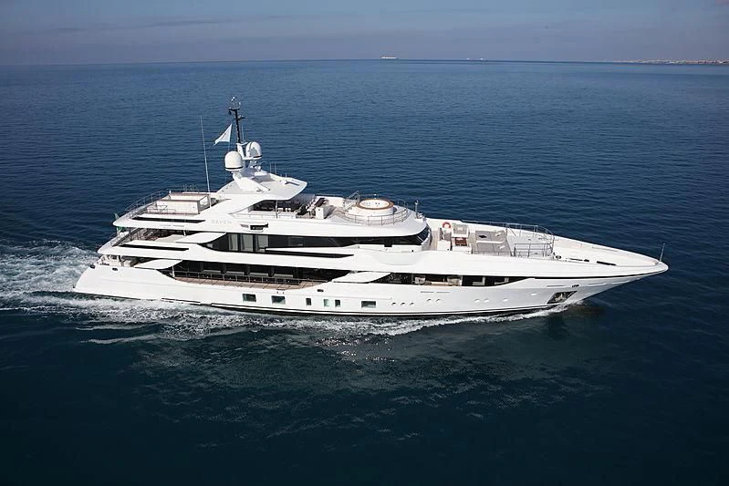 a large white ship in the water aboard MONT-AL LAWZ Yacht for Sale