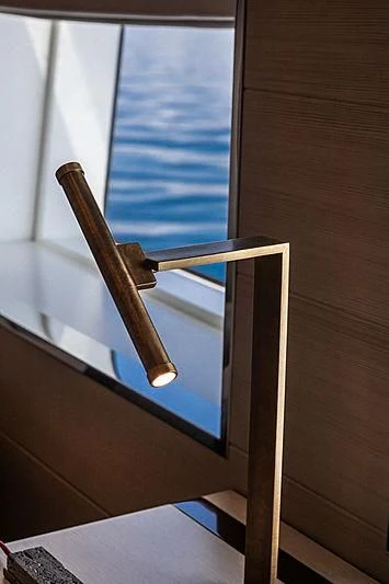 a window with a cross on it aboard MONT-AL LAWZ Yacht for Sale