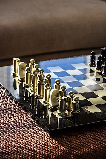 a row of brass pipes aboard MONT-AL LAWZ Yacht for Sale