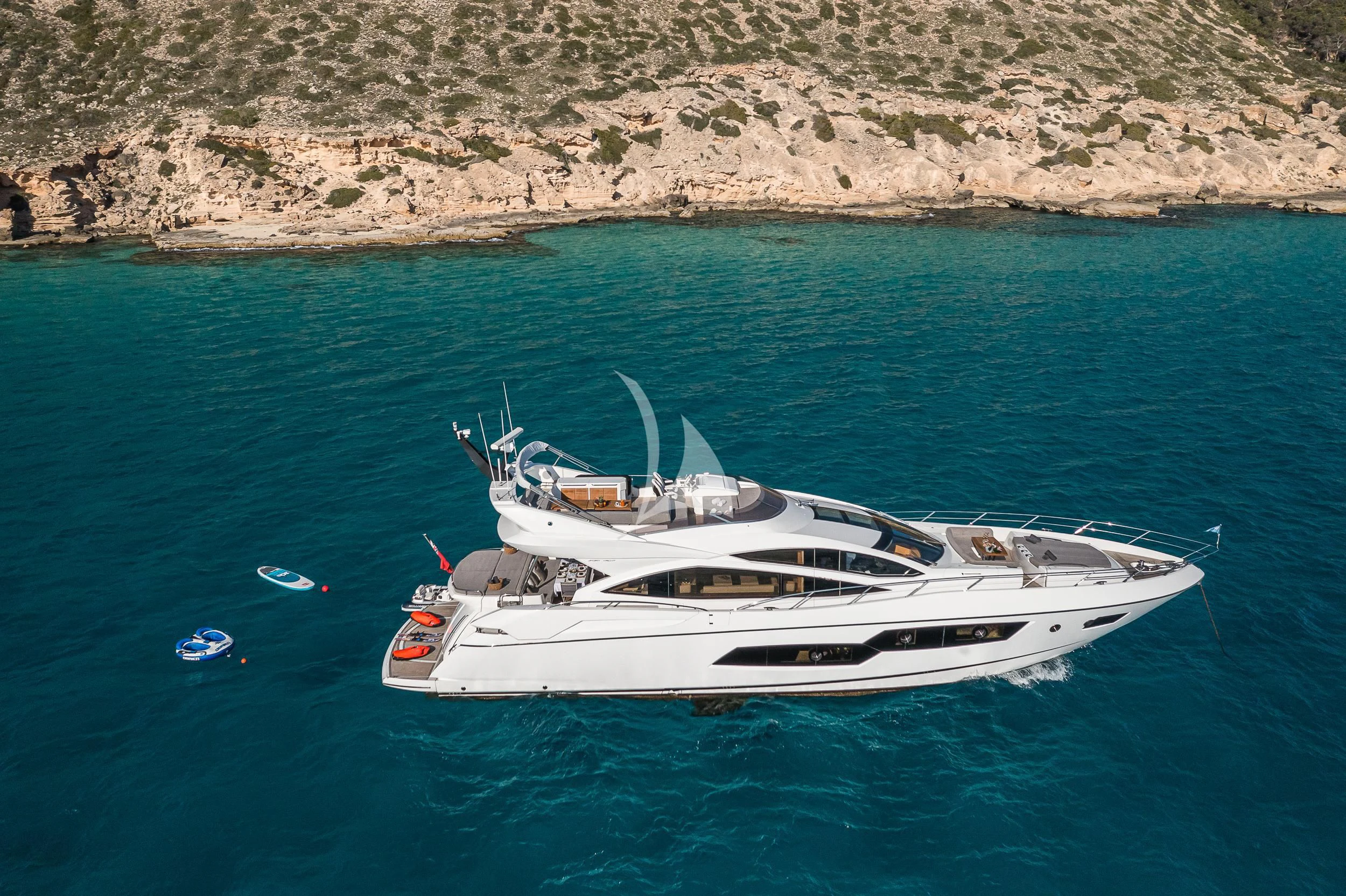 a boat in the water aboard SEAWATER Yacht for Sale