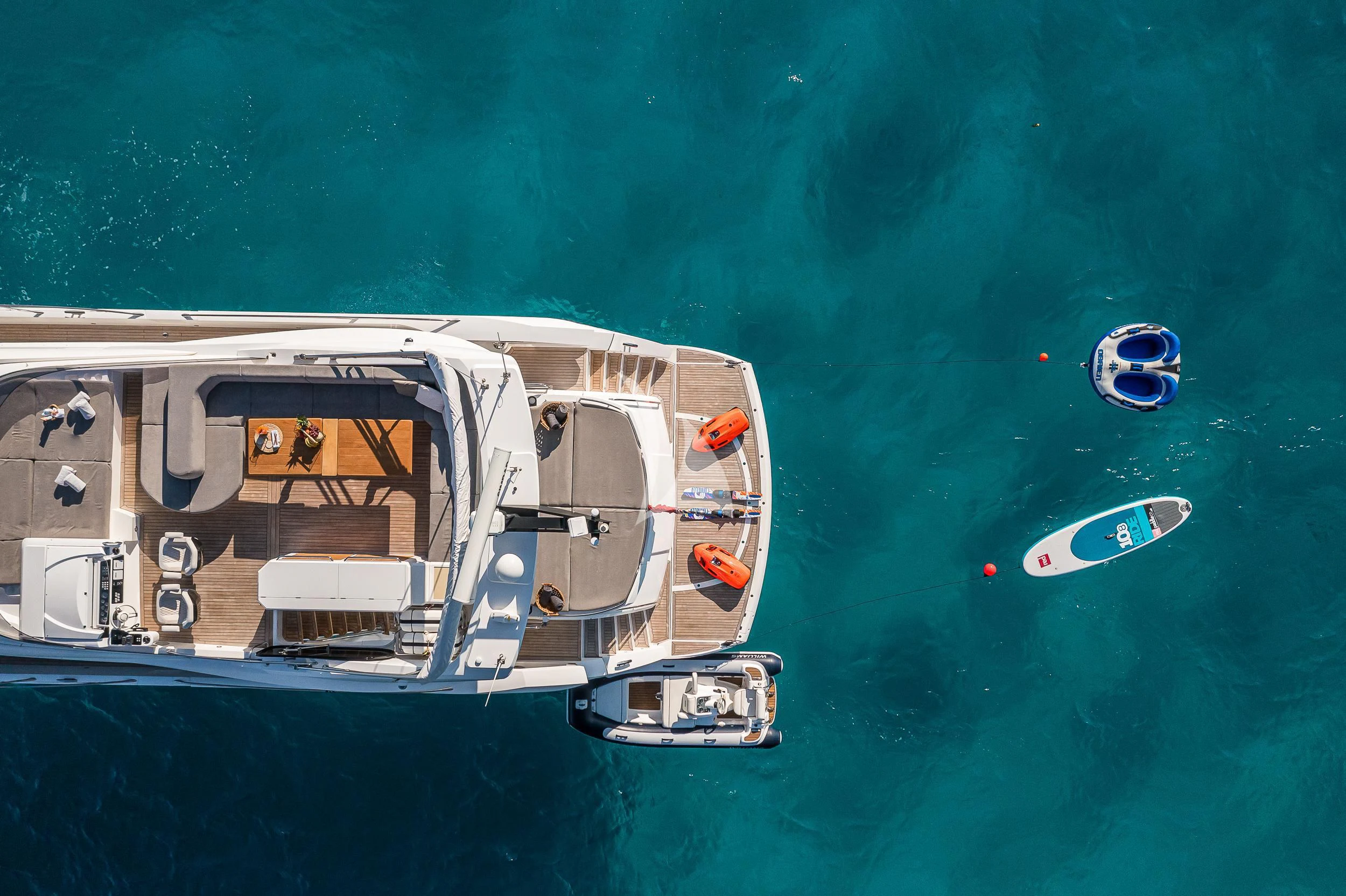 a ship in the water aboard SEAWATER Yacht for Sale