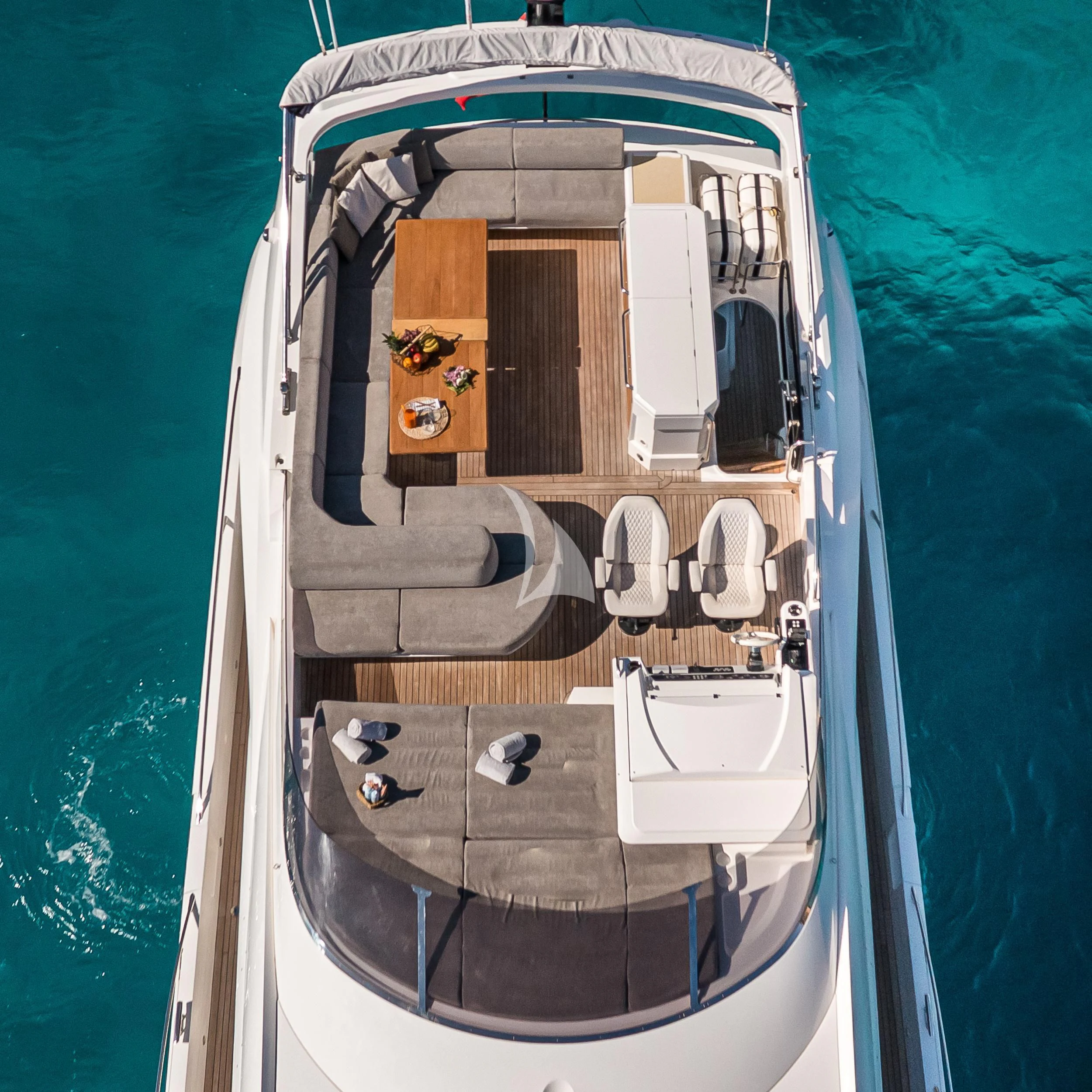 a boat with a couple of boats on it aboard SEAWATER Yacht for Sale