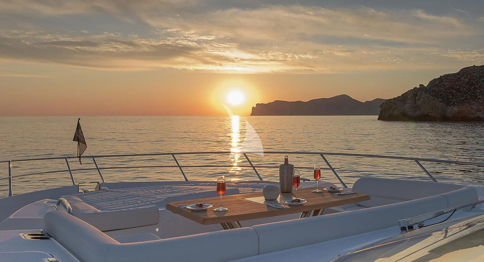 a boat on the water aboard SEAWATER Yacht for Sale