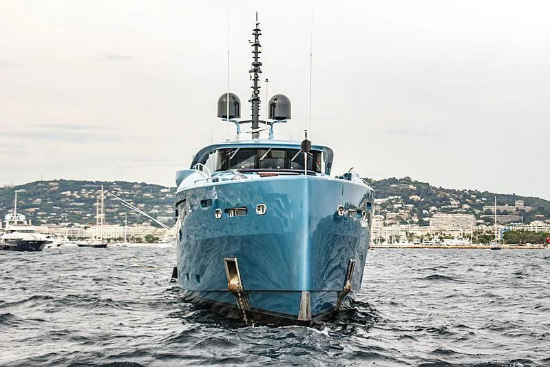 a boat in the water aboard QUEEN ALLA Yacht for Sale