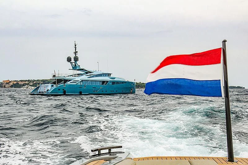 a boat on the water aboard QUEEN ALLA Yacht for Sale