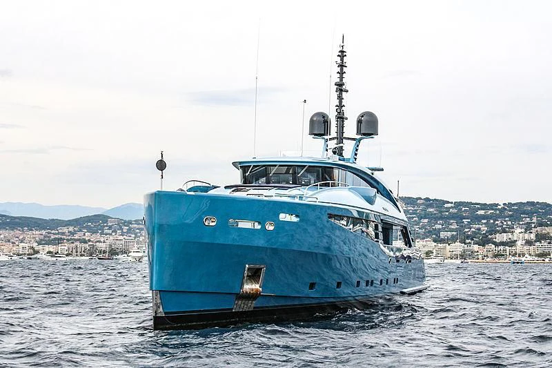 a boat in the water aboard QUEEN ALLA Yacht for Sale