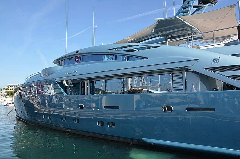 a boat on the water aboard QUEEN ALLA Yacht for Sale