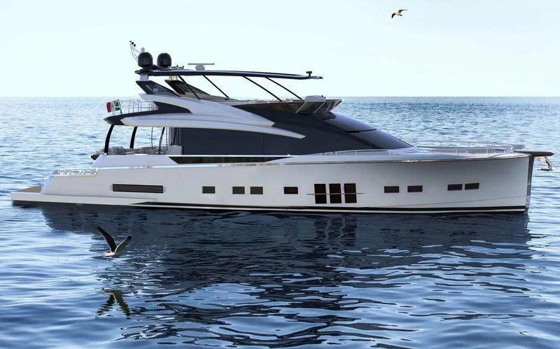 a boat in the water aboard ADLER SUPREMA X Yacht for Sale