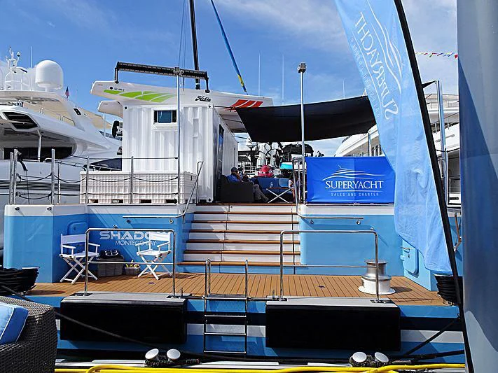 a boat on the water aboard CHASING ROMANCE Yacht for Sale