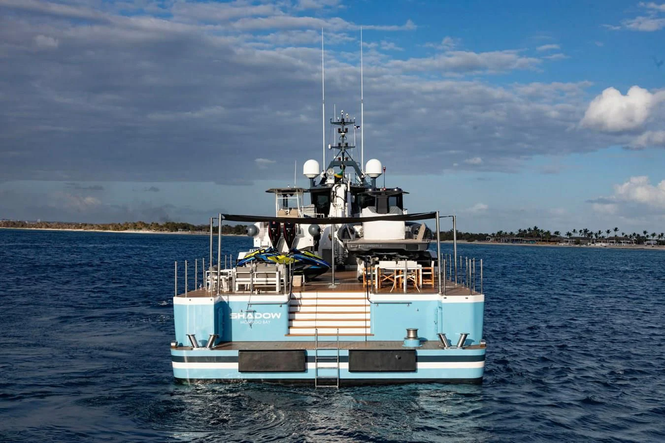 a boat in the water aboard CHASING ROMANCE Yacht for Sale