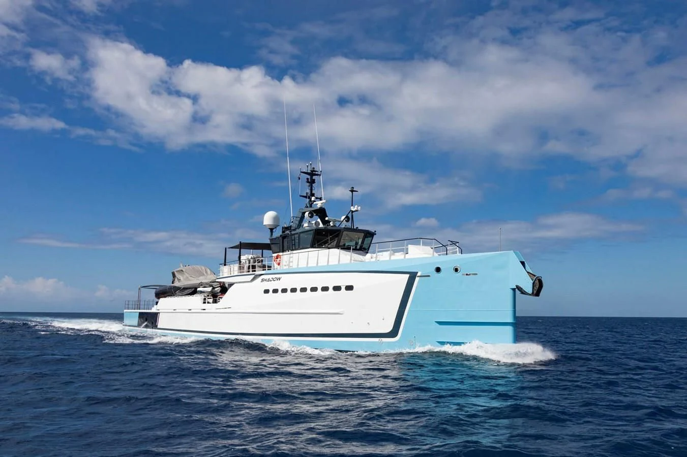 a boat on the water aboard CHASING ROMANCE Yacht for Sale