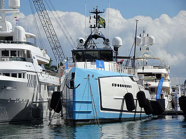 several boats in the water aboard CHASING ROMANCE Yacht for Sale