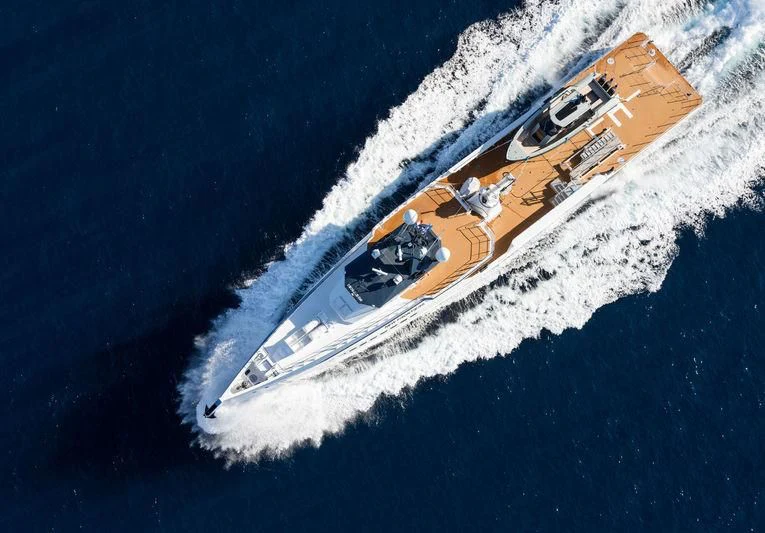 a satellite in space aboard CHASING ROMANCE Yacht for Sale