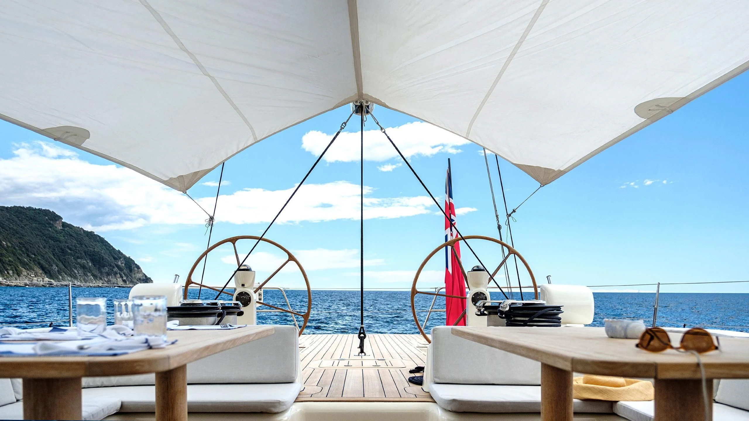 a boat on the water aboard NINA I Yacht for Sale