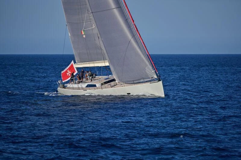 a sailboat in the water aboard NINA I Yacht for Sale