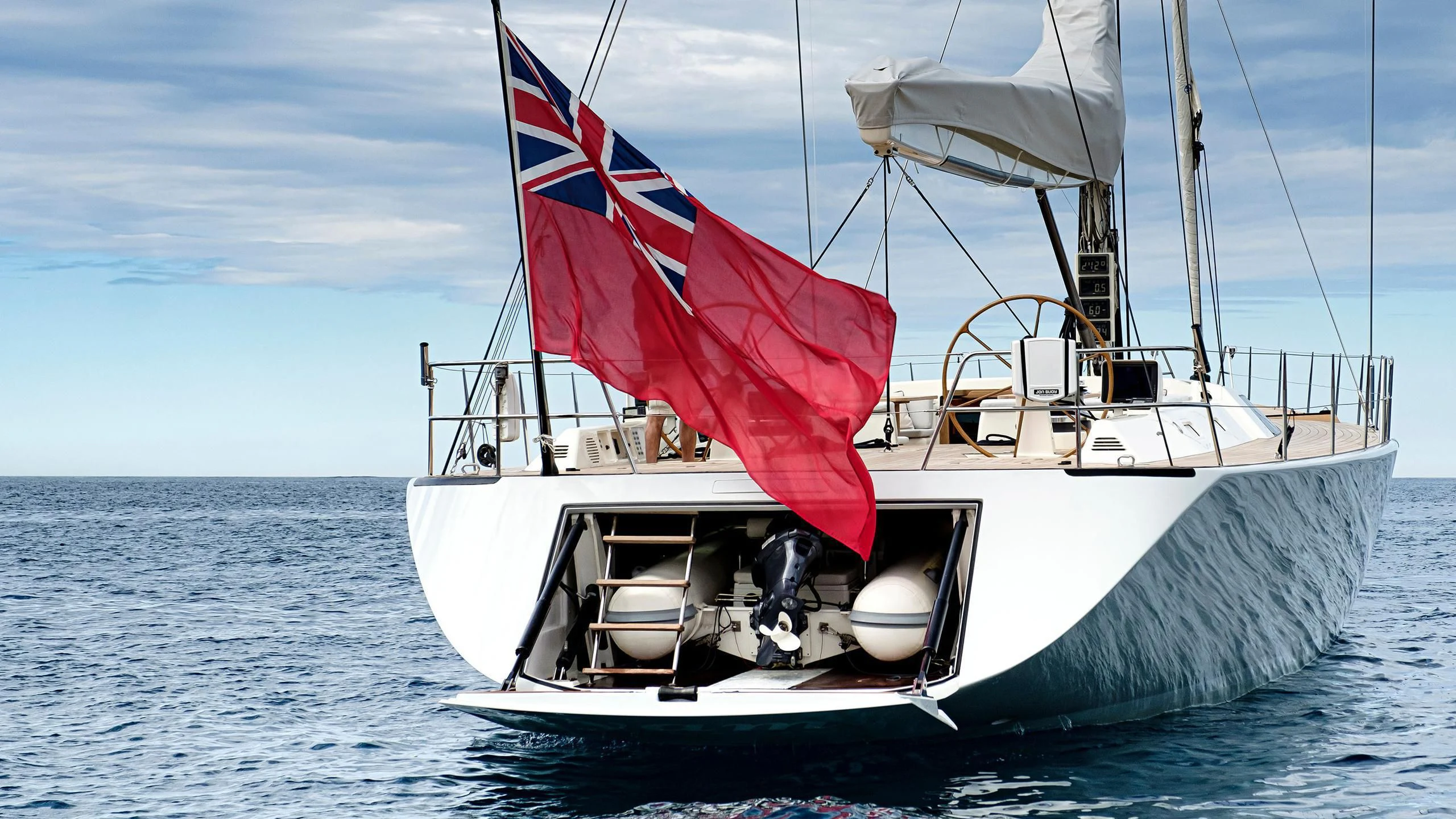 a boat on the water aboard NINA I Yacht for Sale