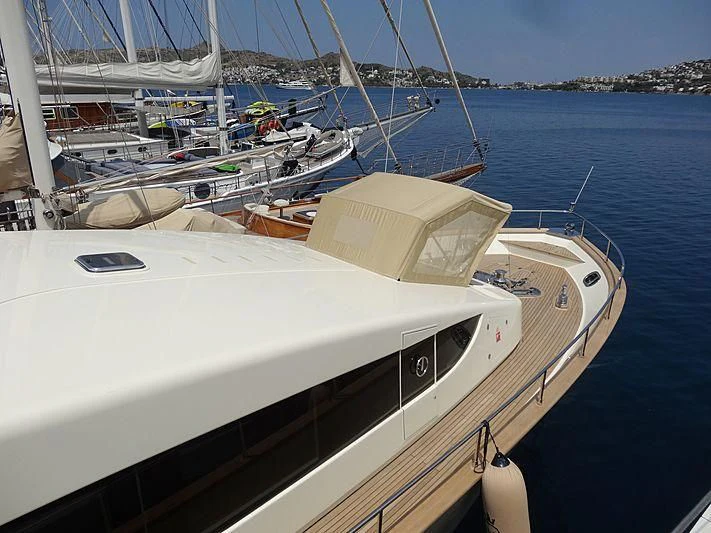 a boat on the water aboard COSMOS LUNA Yacht for Sale