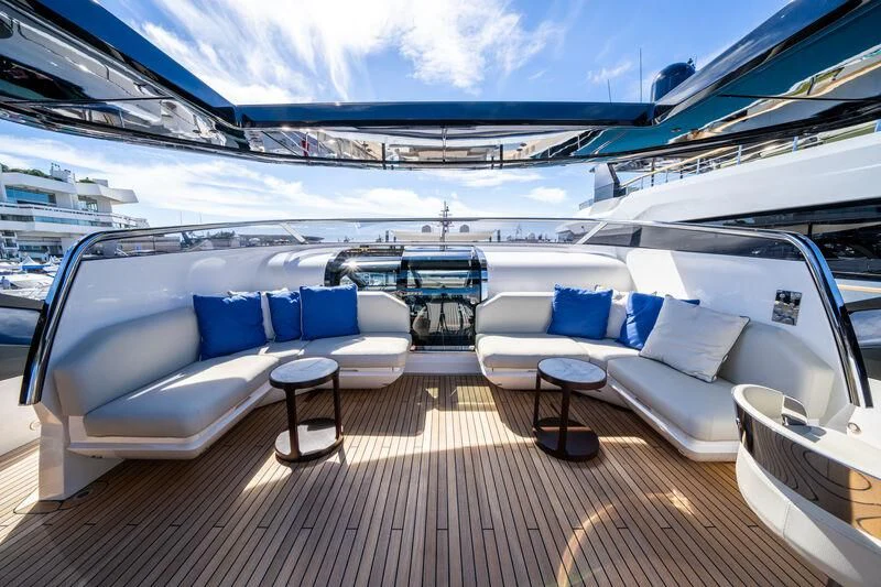 a boat on the water aboard IKAL Yacht for Sale