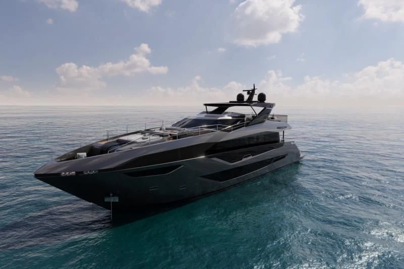 a boat in the water aboard IKAL Yacht for Sale