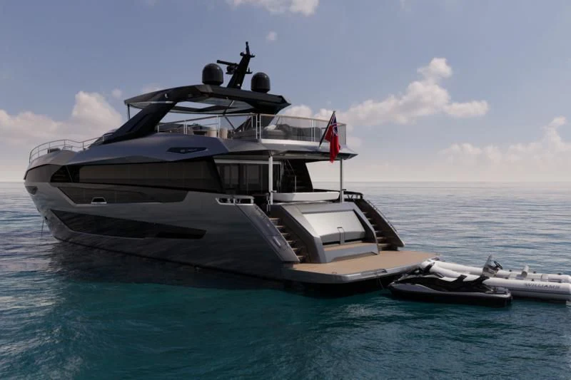 a boat in the water aboard IKAL Yacht for Sale