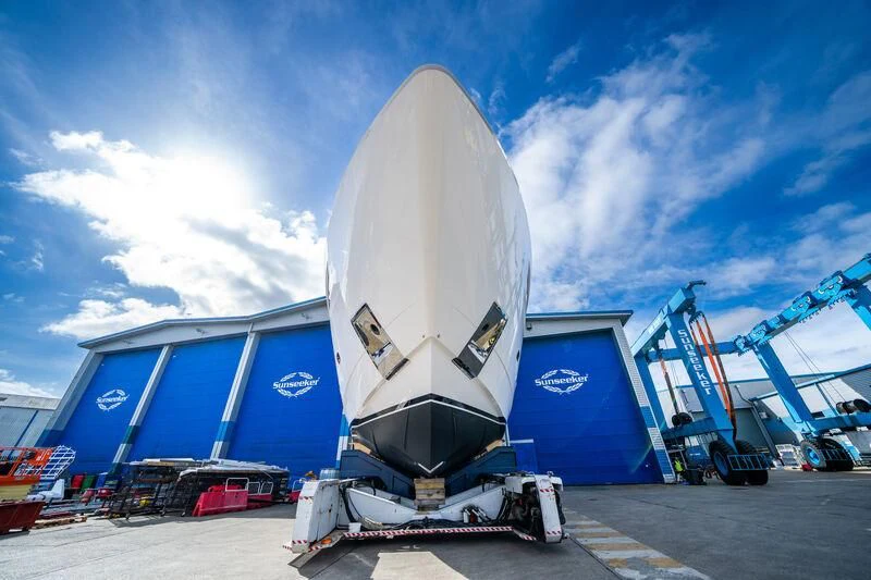 a large white satellite dish aboard IKAL Yacht for Sale