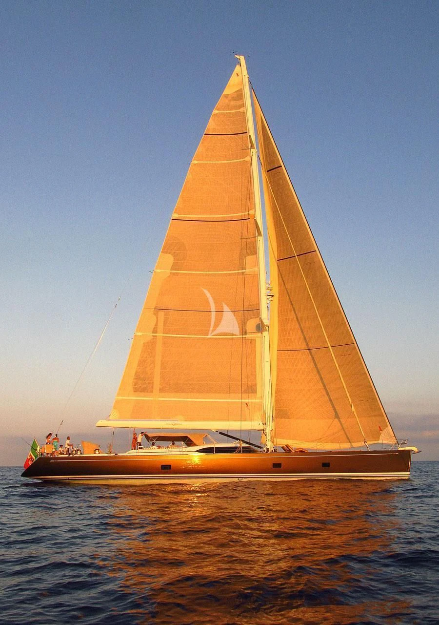 a sailboat on the water aboard FAR AND WIDE Yacht for Sale