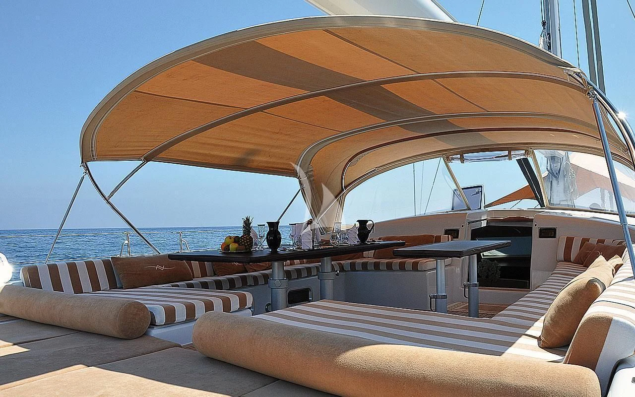 a boat on the water aboard FAR AND WIDE Yacht for Sale