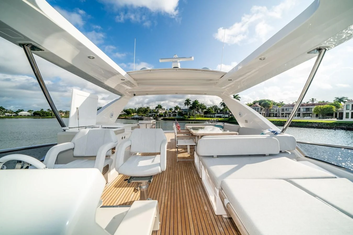 a boat on the water aboard CIAO BELLA Yacht for Sale
