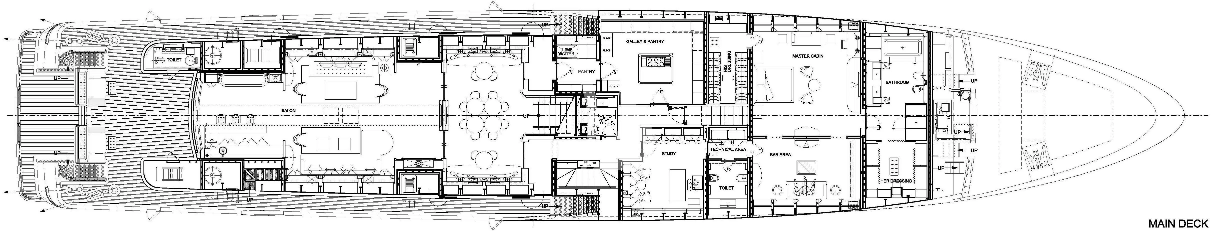 diagram, engineering drawing aboard VICKY Yacht for Charter