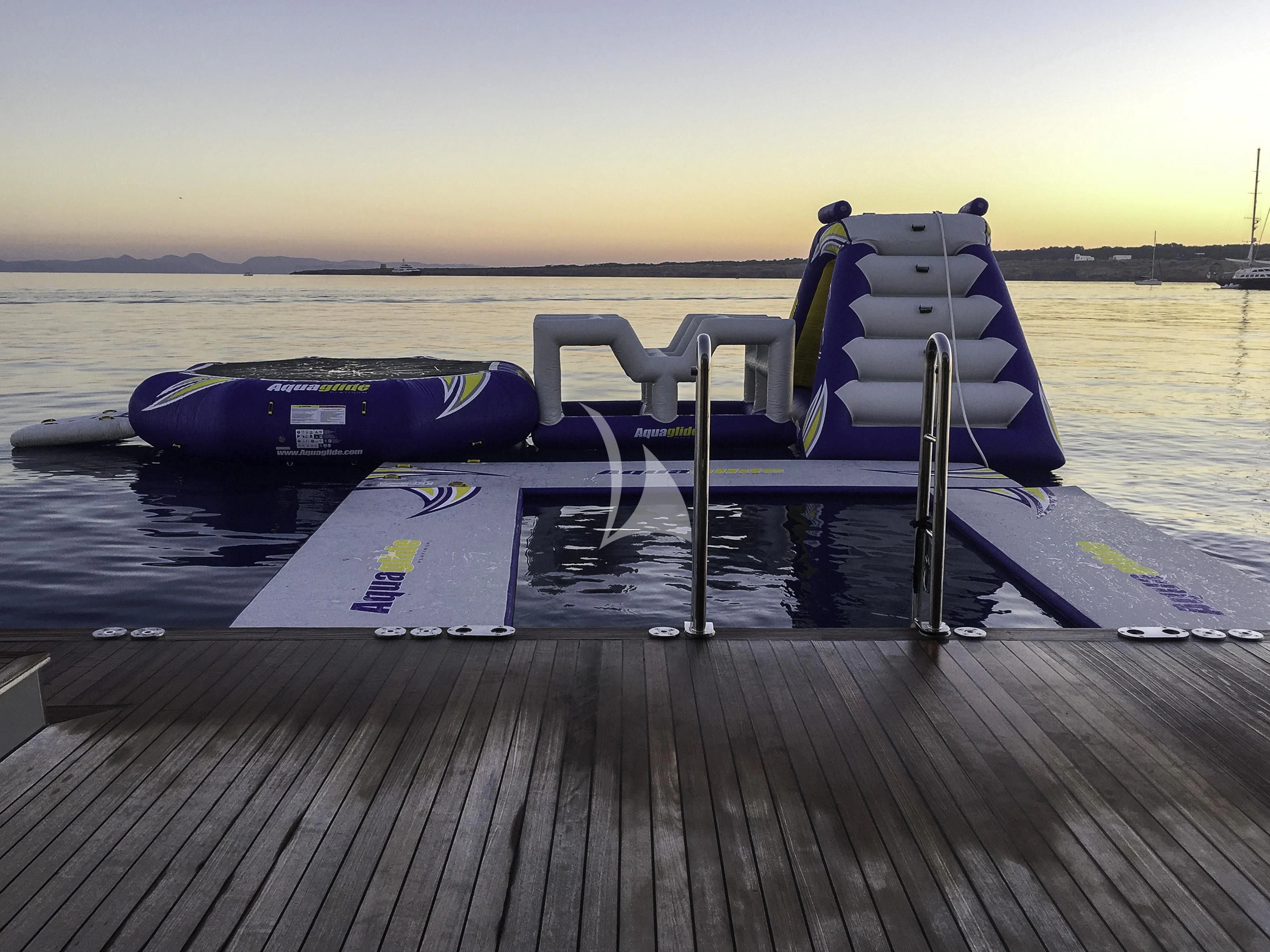 a boat on the water aboard VICKY Yacht for Charter