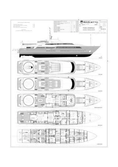 diagram aboard VICKY Yacht for Charter