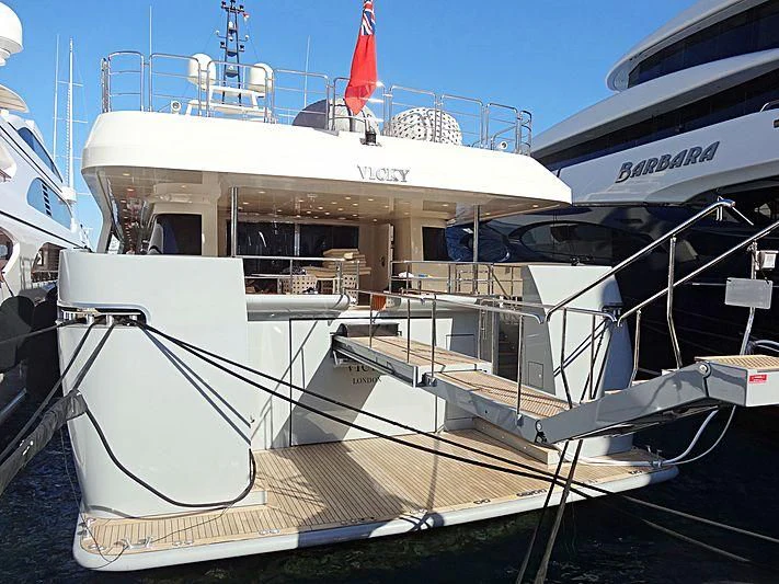 a boat on the water aboard VICKY Yacht for Charter